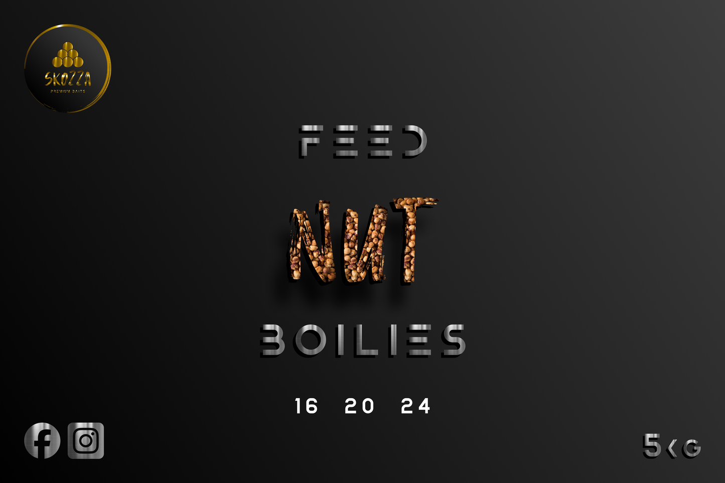 Nut Feed Boilies | 5kg